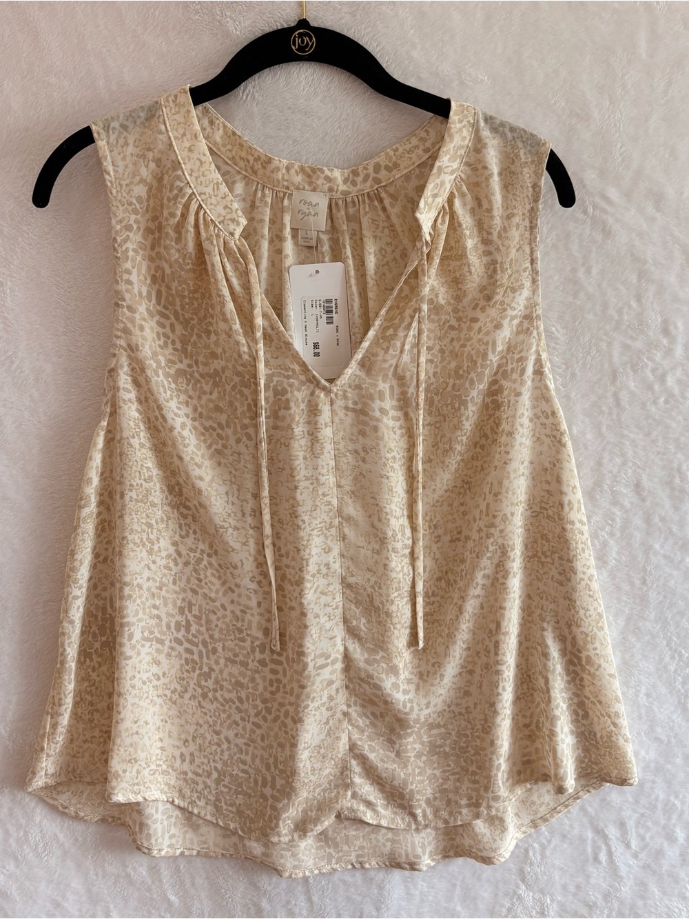 🤍 Roan + Ryan for Evereve Clementine V-Neck Tank Top – Women's Large – NWT